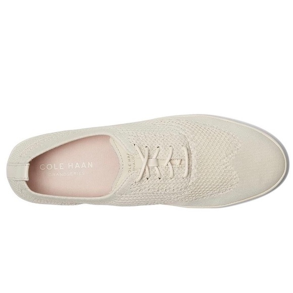 Cole Haan Grandpro Contender Stitchlite Oxford Birch Knit Ivory Sneakers - NWT - Picture 3 of 12